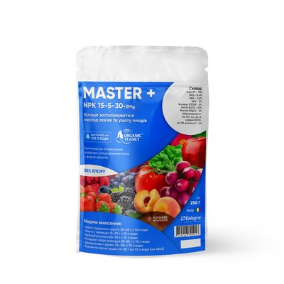 Удобрение Master (Мастер) NPK 15-5-30+2MgO, Valagro, 250 г 2280192249 фото